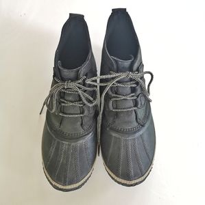 Sorel 'Out N About' leather rain duck boots